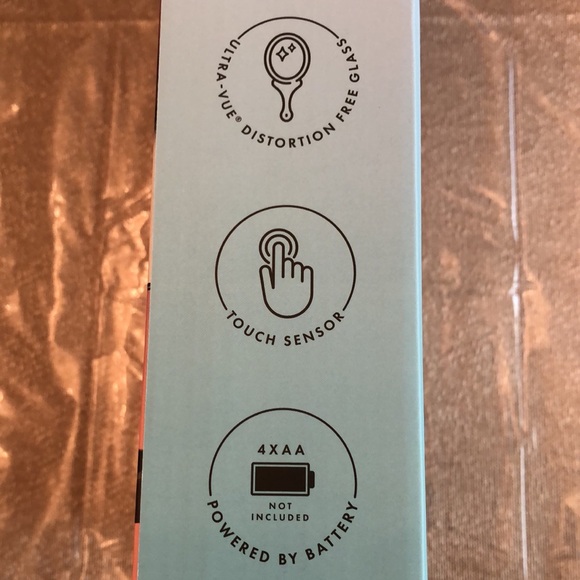 DANIELLE CREATIONS, L.E.D Vanity Mirror with Accessory Tray - Picture 8 of 12